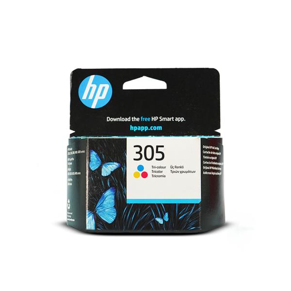 خرطوشة حبر 305 اصلية ثلاثية الالوان من اتش بي
