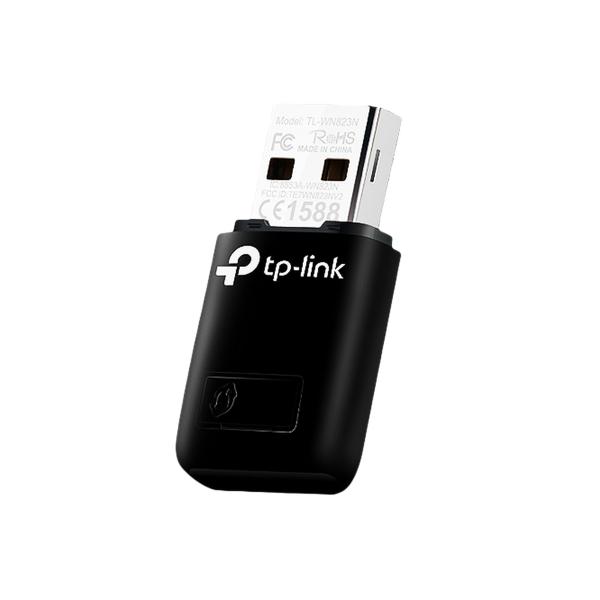 محول تي بي لينك TL-WN823N ميني لاسلكي N USB بسرعة 300 ميجابت في الثانية
