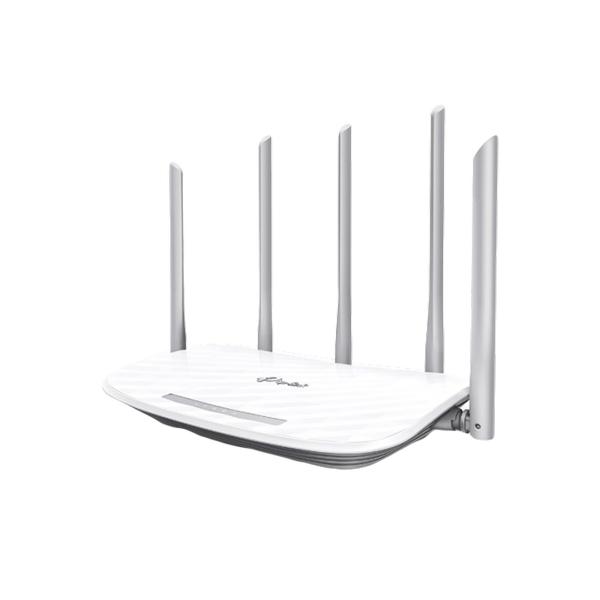 تي بي لينك AC1350 راوتر لاسلكي ثنائي النطاق ارتشر C60، أبيض