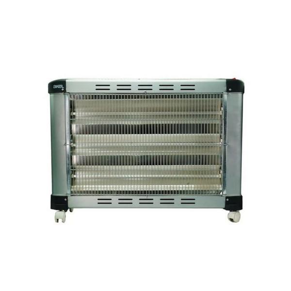 سخان لونج لايف 10 لتر س8 المطور (غاز / أنبوبة) + دفاية آكيل 5 شمعة 2900 وات + خلاط فريش جامبو  1.5 لتر مزود بـ 2 مطحنة + غلاية جروهى مياه إستانلس 1.8 لتر