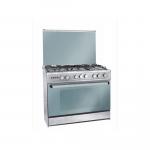 بوتاجاز غاز يونيون اير هيرو 5 شعلة، 90 سم ستانلس