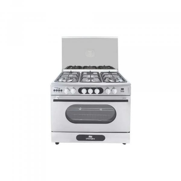 بوتاجاز غاز يونيون اير Monster Chef 6 ديجيتال 6 شعلة، 90 سم ستانلس