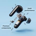 سماعه ايربود زيروتك مزودة بعزل للصوت و مزودة ب 4 مايك ZPCE-B01i-B