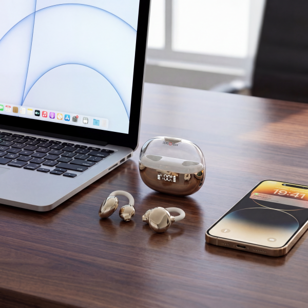 سماعه ايربود زيروتك بتصميم كلاسيك ZPCE-C01O-G