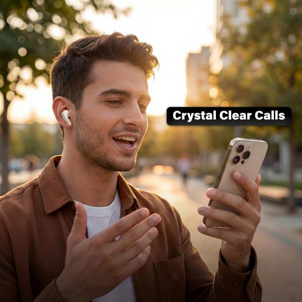 سماعه ايربود زيروتك مزودة بعزل للصوت و مزودة ب 4 مايك ZPCE-B01i-G