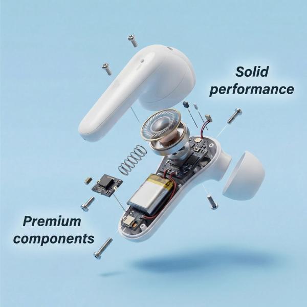 سماعه ايربود زيروتك مزودة بعزل للصوت و مزودة ب 4 مايك ZPCE-B01i-G