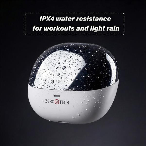 سماعه ايربود زيروتك مزودة بعزل للصوت و مزودة ب 4 مايك ZPCE-B01i-G