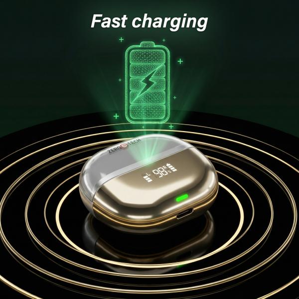 سماعه ايربود زيروتك بتصميم كلاسيك ZPCE-C01O-G