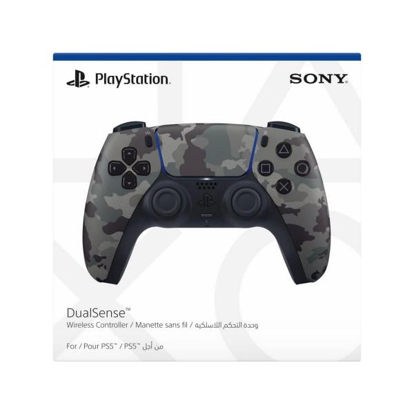 وحدة تحكم لاسلكية دوال سينس بلاي ستيشن 5 من سوني رمادي مموه