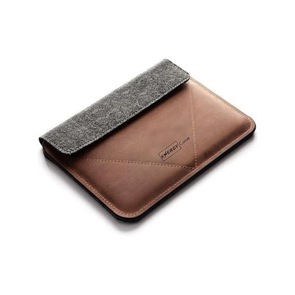 شنطة وحافظة لاب توب خفيفة الوزن لجهاز اتش بي بافيليون/لينوفو ليجن/ديل/ايسر/آبل نوت بوك - (15.6 بوصة) أسود-بني