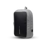 شنطة الظهر البيزنس 3 في 1 مضادة للسرقة مع مخرج USB ومكان للابتوب مقاس 17 بوصة - رمادي