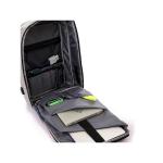 شنطة الظهر البيزنس 3 في 1 مضادة للسرقة مع مخرج USB ومكان للابتوب مقاس 17 بوصة - رمادي