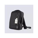 شنطة الظهر HUMMER بخامة مقاومة للماء وتصميم متعدد الاستخدامات - طريقتين للارتداء - رمادى غامق