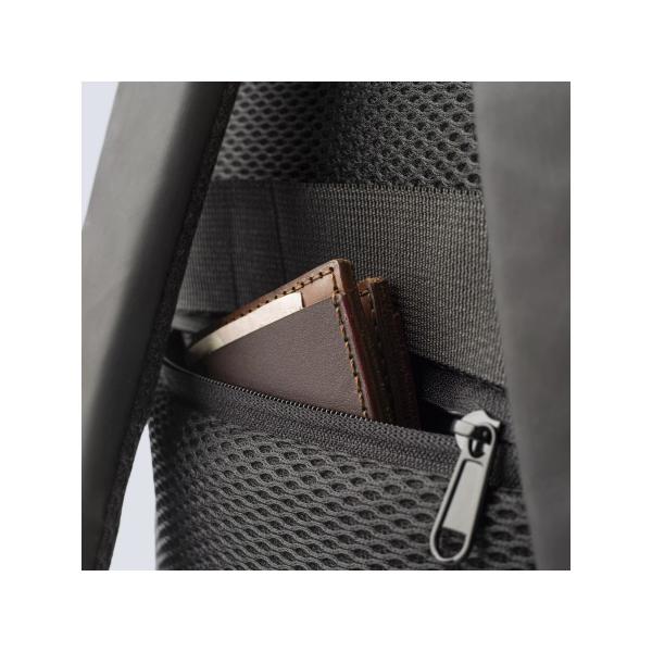 شنطة الظهر HUMMER بخامة مقاومة للماء وتصميم متعدد الاستخدامات - طريقتين للارتداء - رمادى غامق