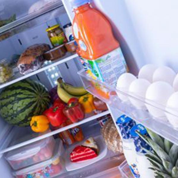 ثلاجه فريش زجاج لايت بلو - 397 لتر