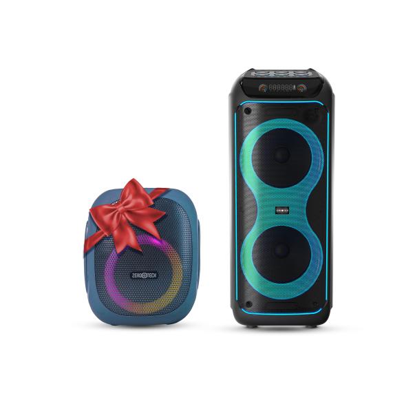 ZPCS-P8D8K سماعه بارت بوكس + سماعة  bass زيروتك ZPCS-P35GY هدية