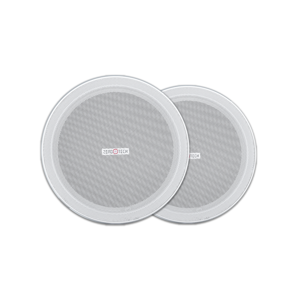 سماعه سقف 6 بوصة بقدرة 10 وات بدون اطار شكل ديكوري صوت نقي جدا تعمل على جميع أنواع الامبيلفير (ZTPA-106CE-V2W)