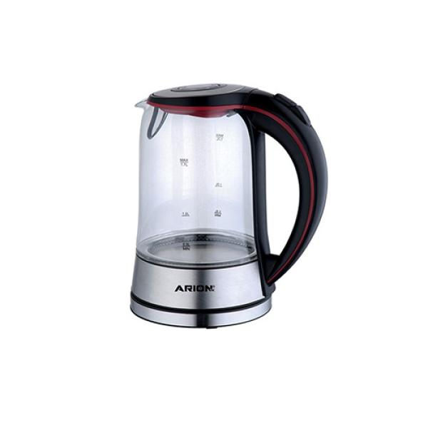 غلاية مياه كهربائية اريون  سعة 1.7 لتر، قدرة 2200 وات، زجاج