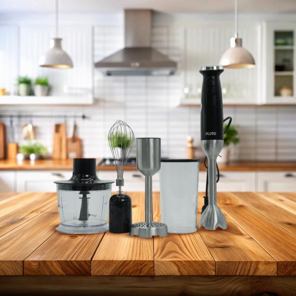 هاند بلندر ستانلس ١٢٠٠ وات مع كبة ٥٠٠ مل متعدد الأسلحة