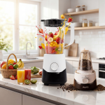 خلاط ١.٥ لتر ٥٠٠ وات سرعتين ونبض بمطحنة