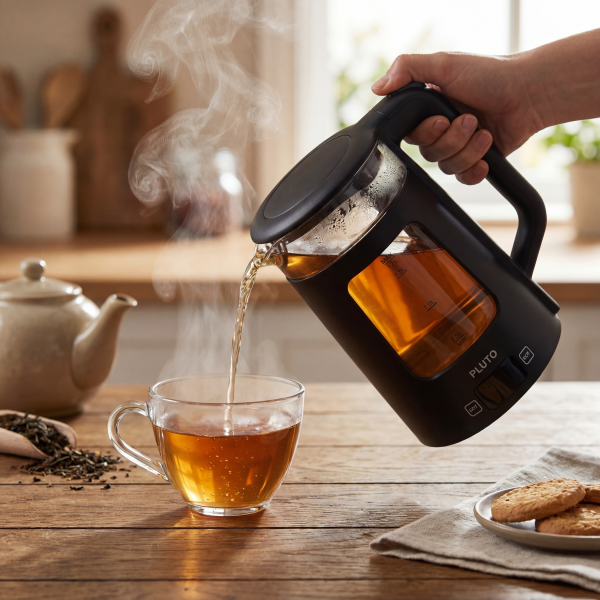 كاتيل زجاج مغطي بطبقة من البولي كبونيت ١.٧ لتر ٢٢٠٠ وات