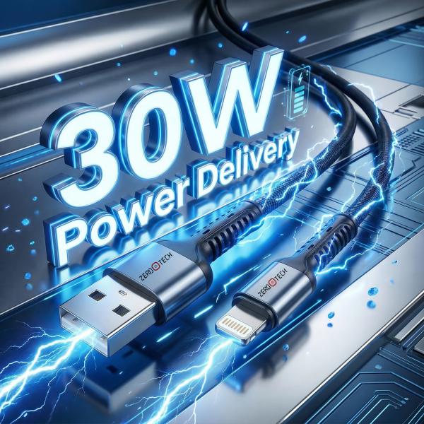 Cable (Usb to lighting 30W) ZPCC-L301H