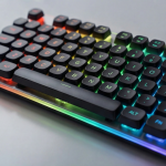 لوحة مفاتيح سلكية بإضاءة RGB موديل (ZPCK-WCGK)