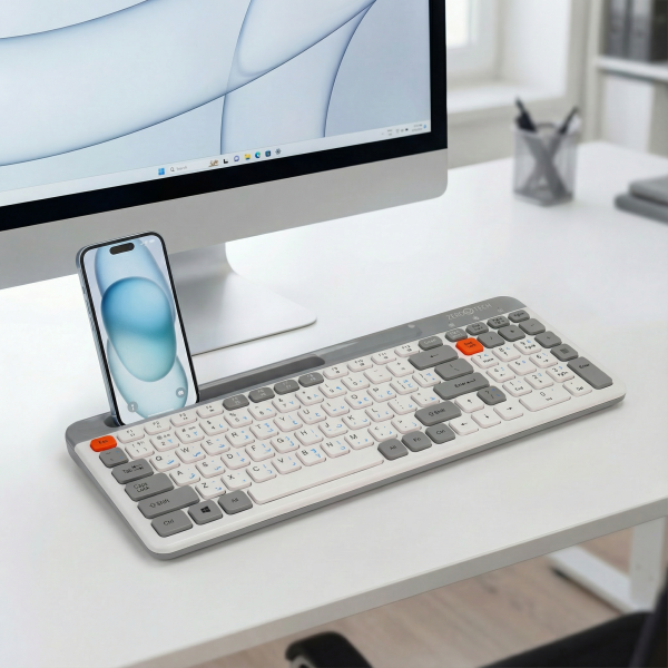 لوحة مفاتيح لاسلكية  2.4G وبلوتوث (BT) ZPCK-WLLWK