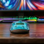 2.4G & BT Wireless Mouse-blue RGB (ZPCM-WLW)