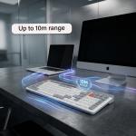 لوحة مفاتيح لاسلكية  2.4G وبلوتوث (BT) ZPCK-WLLWK