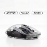 ماوس زيروتك RGB  شفاف وايرلس-بلوتوث-اسود (ZPCM-WLC)