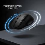 ماوس ZPCM-WWLIBP خفيف الوزن سلكي ولاسلكي (2.4G وبلوتوث)