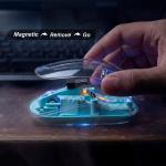 ماوس زيروتك RGB  شفاف وايرلس-بلوتوث-ازرق (ZPCM-WLB)