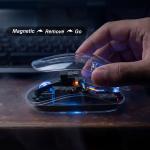 ماوس زيروتك RGB  شفاف وايرلس-بلوتوث-اسود (ZPCM-WLC)