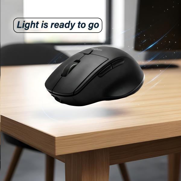 ماوس ZPCM-WWLIBP خفيف الوزن سلكي ولاسلكي (2.4G وبلوتوث)