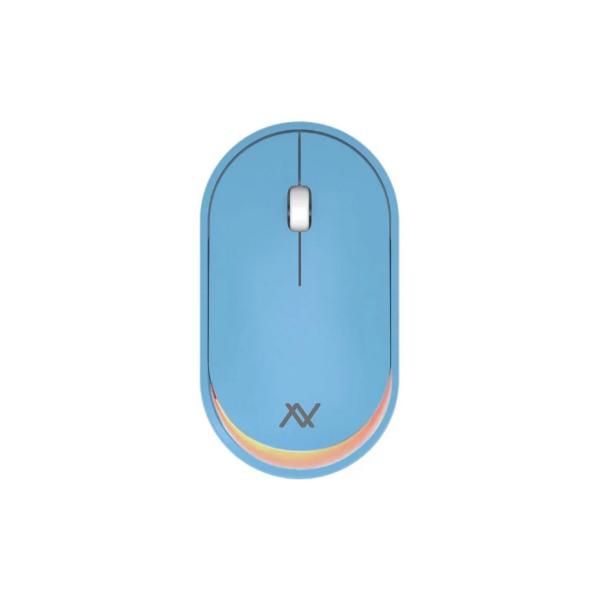 لافينتو (MO18A) ماوس بلوتوث مزدوج - 2.4 جيجا هرتز مع بطارية قابلة لإعادة الشحن - ازرق