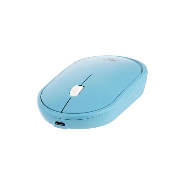 لافينتو (MO18A) ماوس بلوتوث مزدوج - 2.4 جيجا هرتز مع بطارية قابلة لإعادة الشحن - ازرق