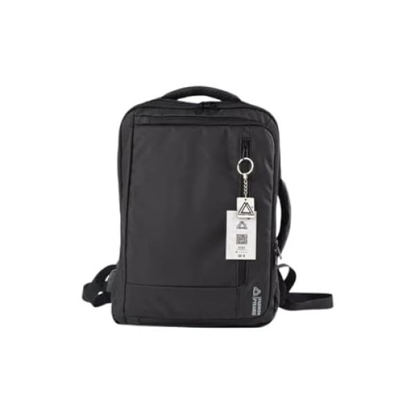 شنطة الظهر HUMMER بخامة مقاومة للماء وتصميم متعدد الاستخدامات - طريقتين للارتداء - رمادى غامق