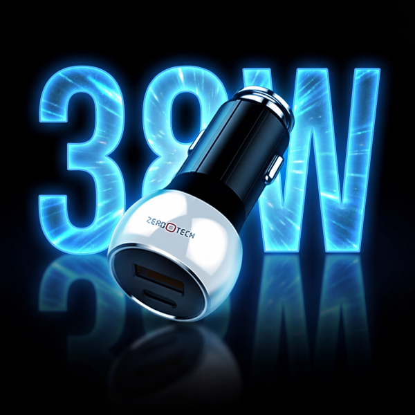 شاحن زيروتك سياره 38 وات ZPCCCH-382