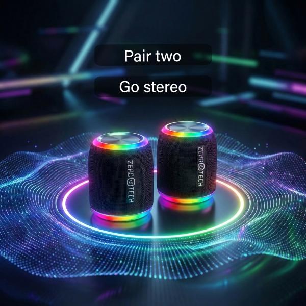 سبيكر مينى اسود ZPCS-P225BK RGB