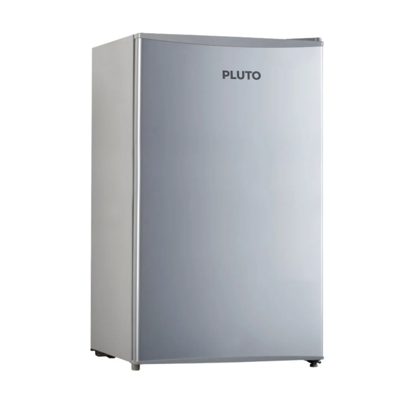 Pluto Mini Bar Refrigerator, Defrost, 91 Liters, Silver - BC-92