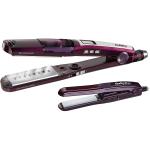 "Babyliss ST396ALE iPro 230 Steam Wet and Dry Hair Straightener 230C, Titanium Ceramic and Mini Straightener, Purple – International Warranty – ST396ALE "