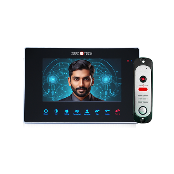 وحده خارجية واحد خط  + شاشه داخليه واي فاي (ZTCAMFHD1L + ZTI-SCFHD-6MWIFI)