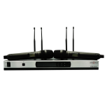 نظام ميكروفونات لاسلكية مزدوج (مع 2 ميكروفون يدوي) (ZTWM-UHF2HH)