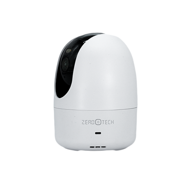 كاميرا Wifi متحركة  لا سلكية تتوصل مباشرة بالراوتر بدون سلك - 4 ميجا - بها مايك وسماعة - اضاءة ليلية الوان - مستشعر للصوت او الحركة - سارينة ازرق واحمر عند الإنذار (ZTFW-R4PT)
