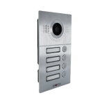 External intercom unit, 4 lines