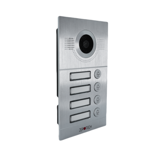 External intercom unit, 4 lines
