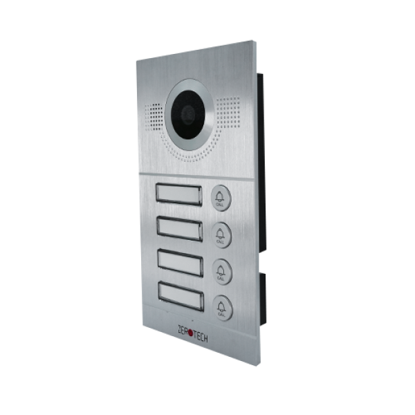 External intercom unit, 4 lines