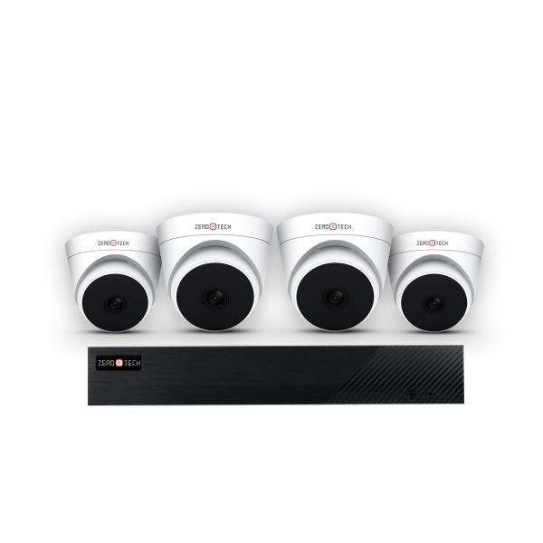 4 كاميرا داخلية بجودة 2 ميجا بكسل + جهاز تسجيل يسع الى 4 كاميرات (ZTADP-L2M+ ZTDX-EG4CH)