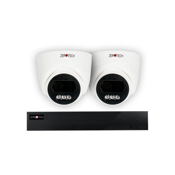 2كاميرا داخلية 4 ميجا Ip + جهاز تسجيل 4 قنوات POE (ZTNX-EG4CH4k-POE-V2 + ZTIPDP-L4M-GW)